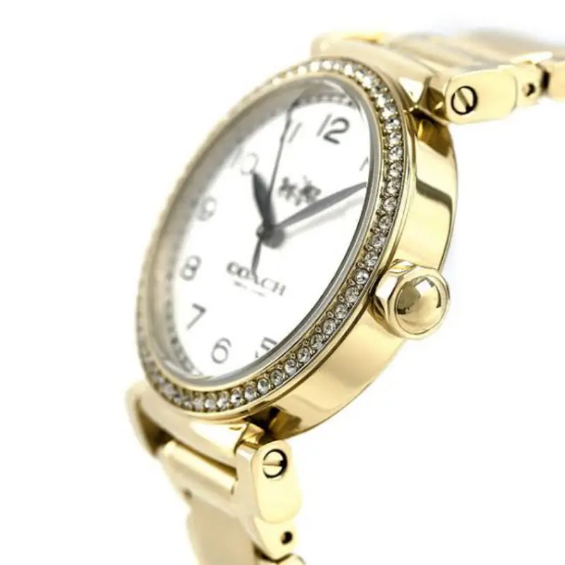 Coach Gold Stainless Steel Strap Women Watch 14502397P 2
