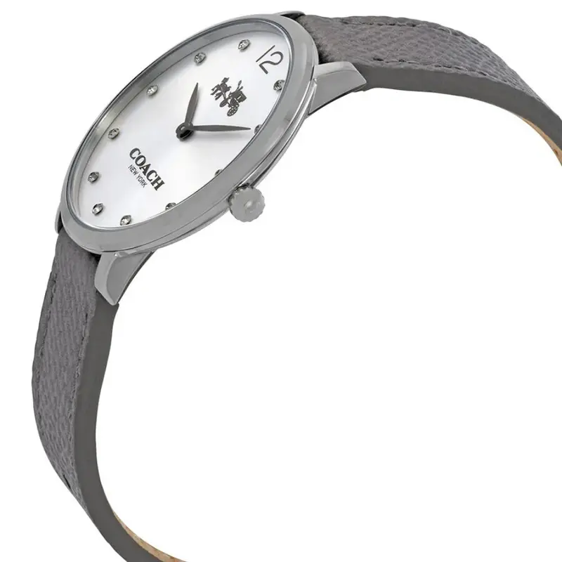 Coach Grey Leather Strap Women Watch 14502686P 2