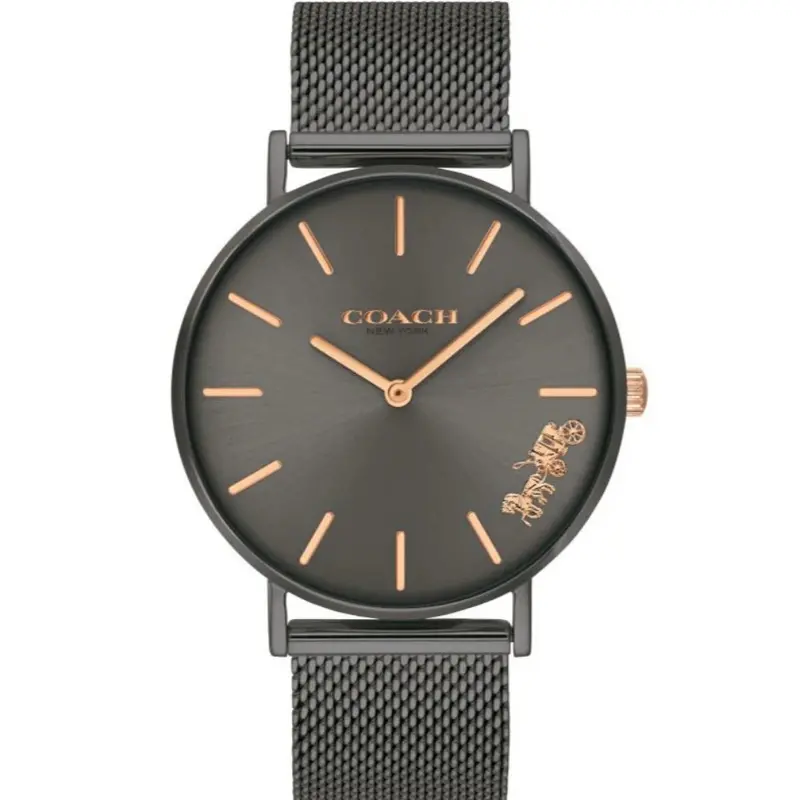Coach Grey Milanese Stainless Steel Strap Women Watch 14503127P 1