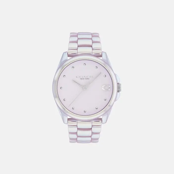 Coach Greyson Blush Ceramic Bracelet Watch 14504391 1