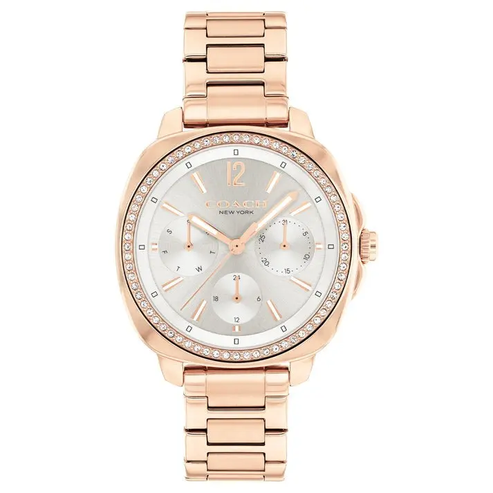 Coach Kitt Crystal Chronograph Rose Gold Watch 14504395 1