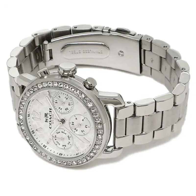 Coach Legacy Sport Chronograph Silver Stainless Steel 14502369 Women's Watch 2