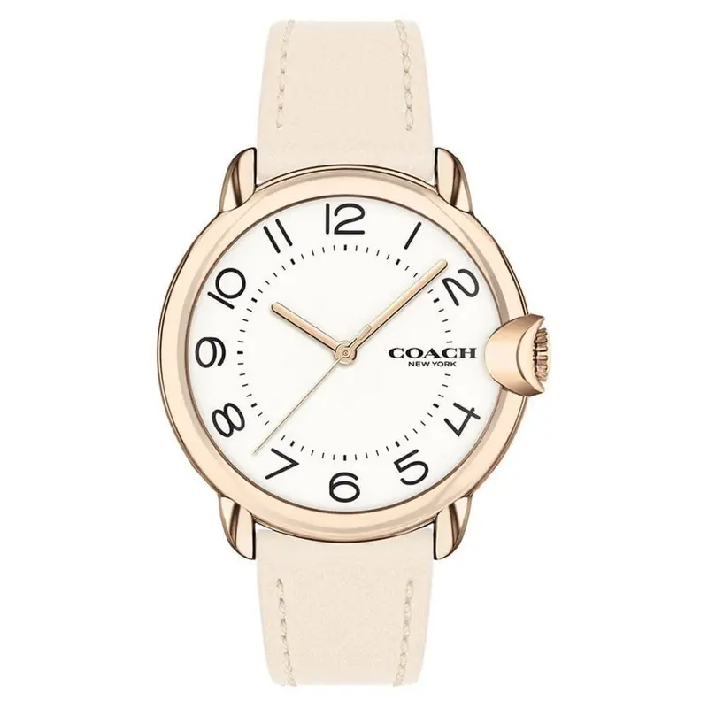 Coach New York Arden Leather Strap Women Watch 14503609 1