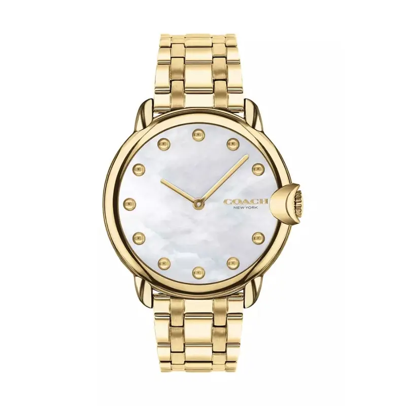 Coach New York Arden Silver Dial Gold Stainless Steel Strap Women Watch 14503987 1