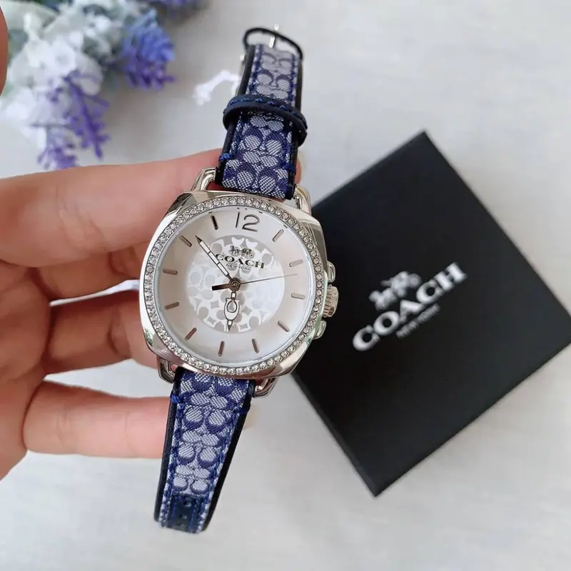 Coach New York Blue Leather Strap Women Watch 14503149P 2