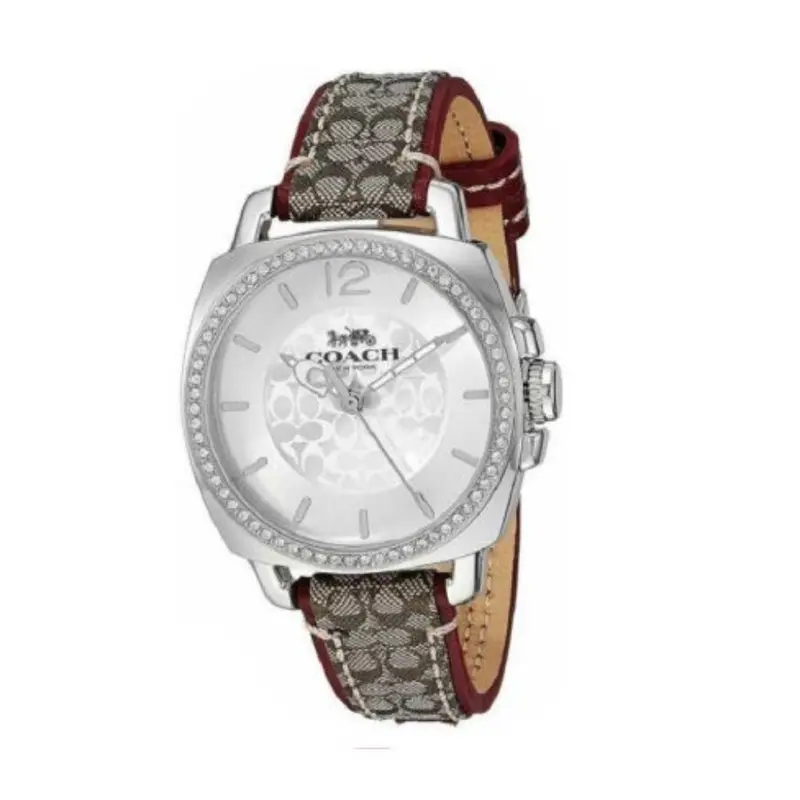 Coach New York Brown Leather Strap Women Watch 14503147P 1