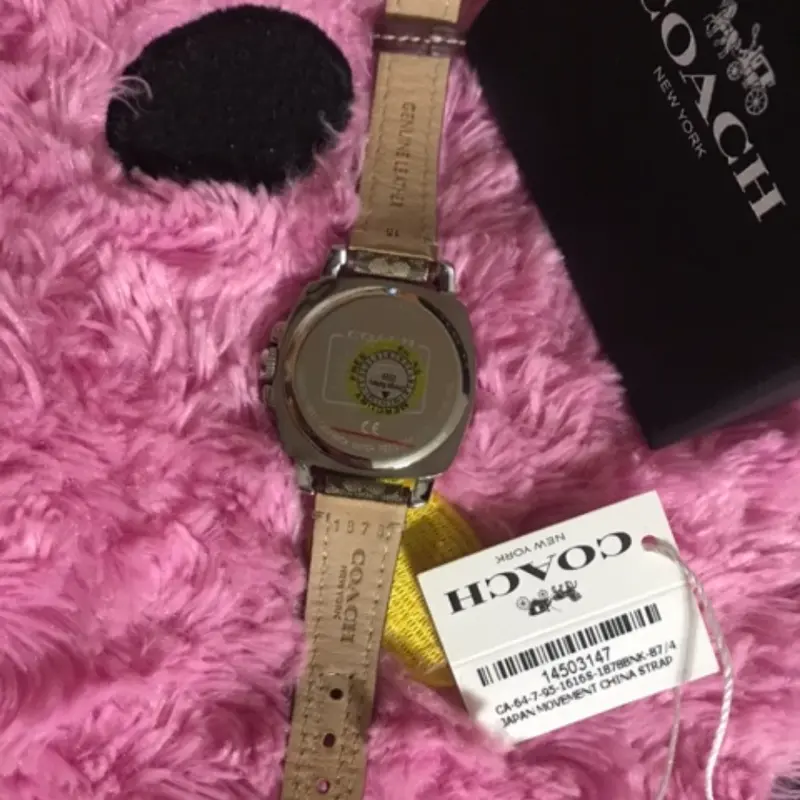 Coach New York Brown Leather Strap Women Watch 14503147P 2