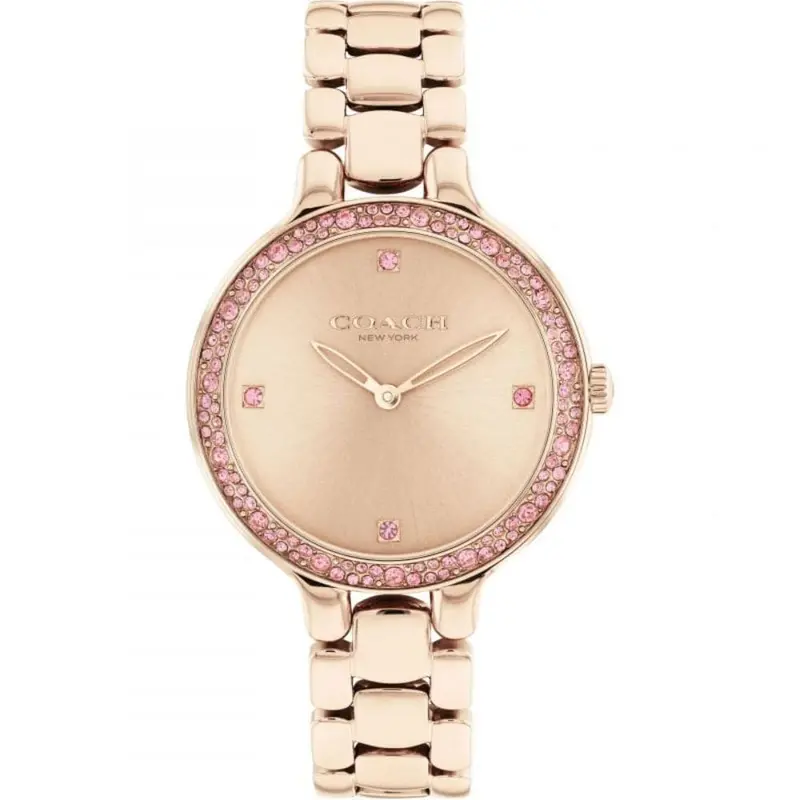 Coach New York Chelsea Rose Gold Stainless Steel Strap Women Watch 14504126 1