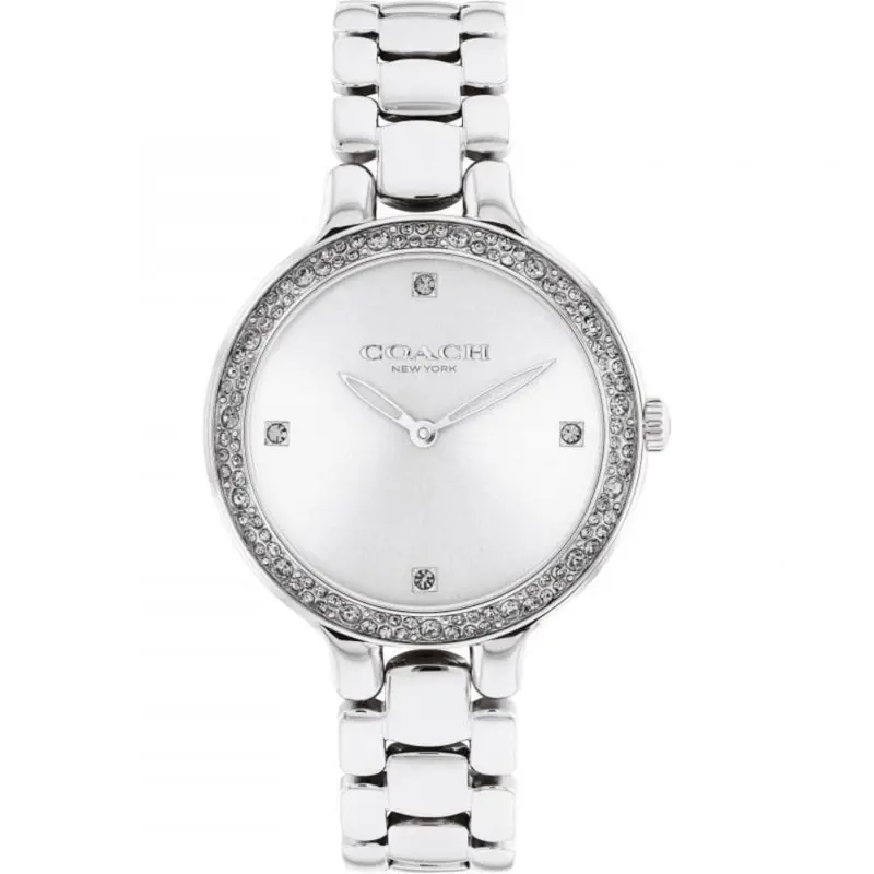 Coach New York Chelsea Silver Stainless Steel Strap Women Watch 14504124 1