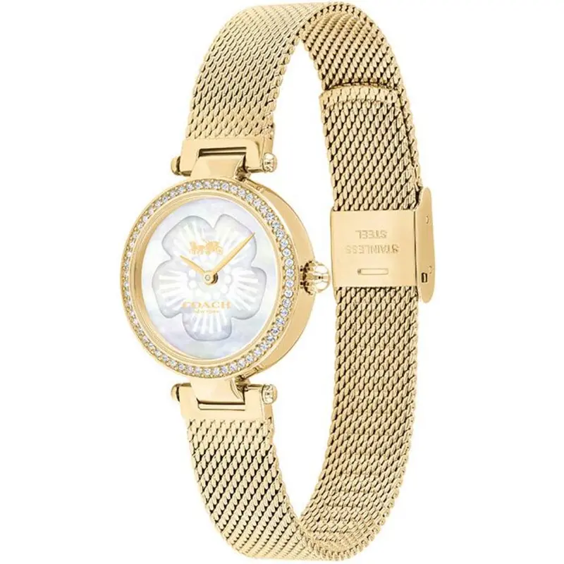 Coach New York Park Gold Milanese Strap Women Watch 14503512 2