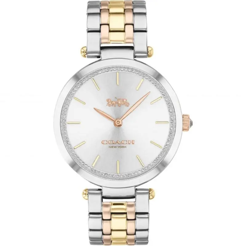 Coach New York Park Ladies Two-Tone Stainless Steel Strap Women Watch 14503508 1