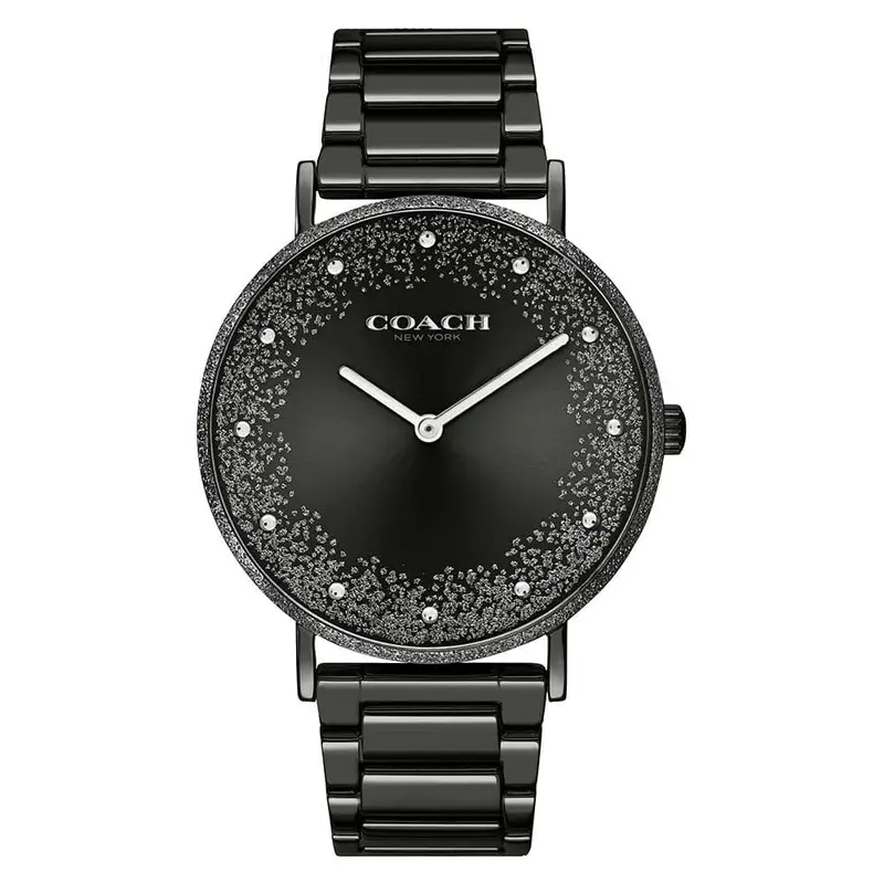 Coach New York Perry Black Dial Stainless Steel Strap Women Watch 14503636 1