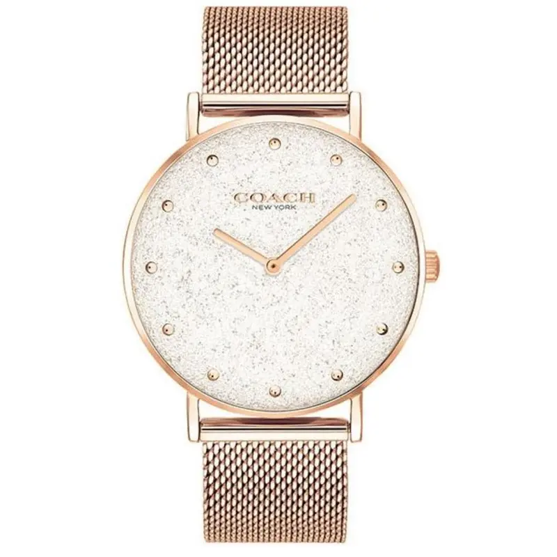 Coach New York Perry Rose Gold Milanese Strap Women Watch 14503631 1