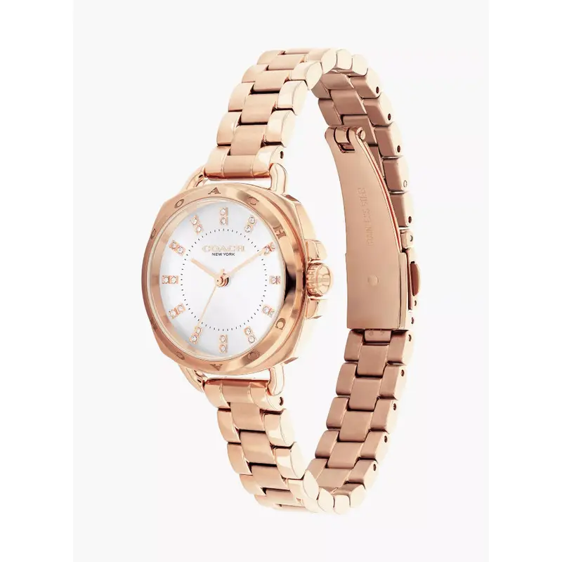 Coach New York Rose Gold Stainless Steel Strap Women Watch 14504154P 2