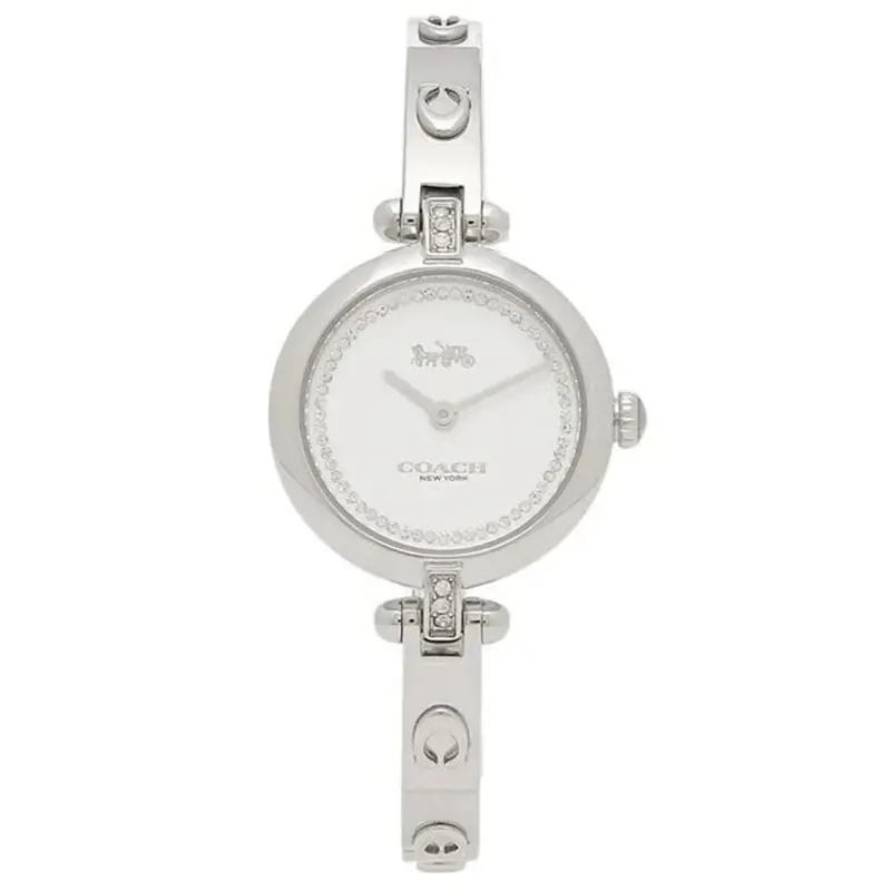 Coach New York Silver Dial Stainless Steel Women Watch 14504081 1