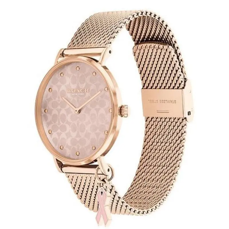 Coach Perry 14503804 Gold Mesh Strap Ladies Watch 2