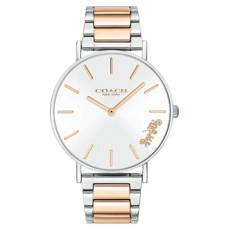 Coach Perry Two-Tone Stainless Steel Strap Women Watch 14503346P 1