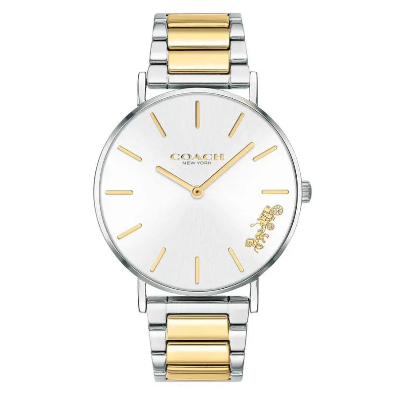 Coach Perry Two-Tone Stainless Steel Strap Women Watch 14503347P 1