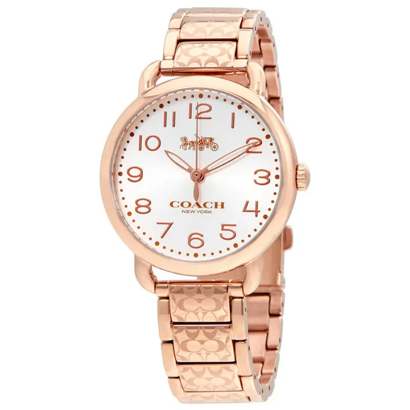 Coach Rose Gold Stainless Steel Strap Women Watch 14502497P 1