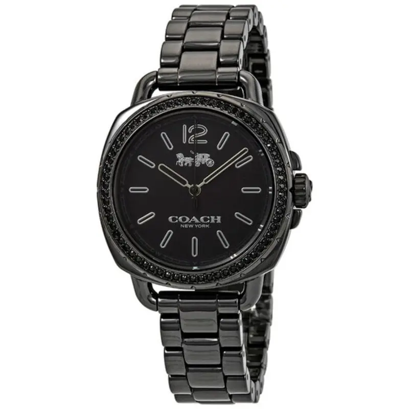 Coach Tatum Analog Quartz Black Ceramic 14502600 Women's Watch 1