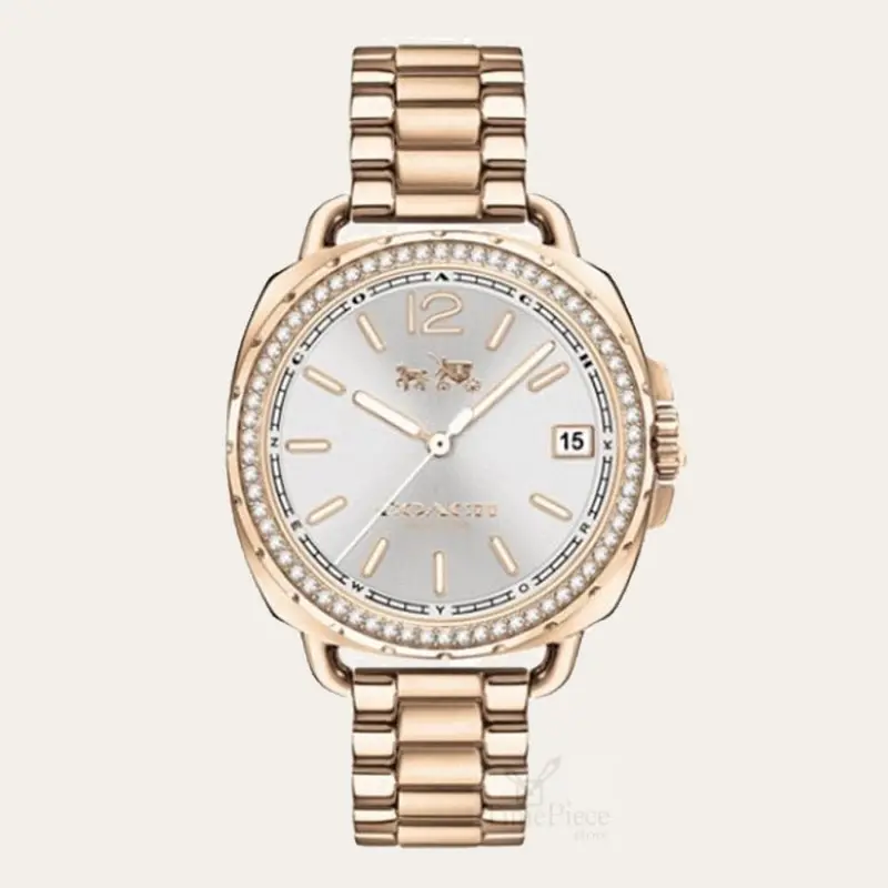 Coach Tatum Analog Quartz Rose Gold Stainless Steel 14502590 Women's Watch 2