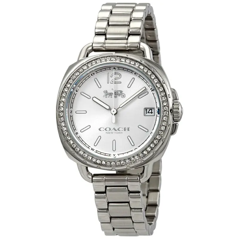 Coach Tatum Analog Quartz Silver Stainless Steel 14502588 Women's Watch 1