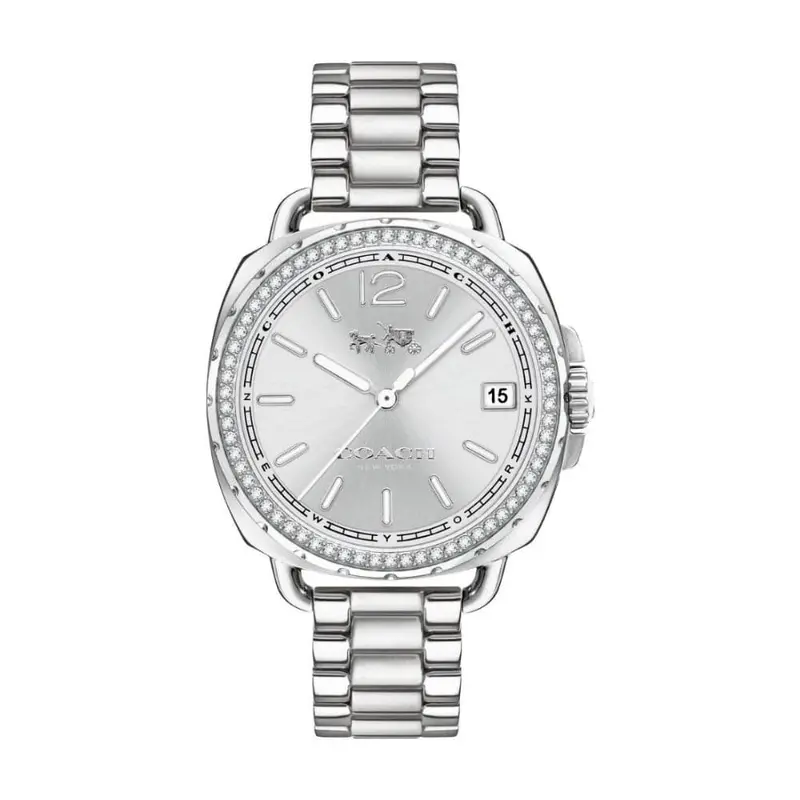 Coach Tatum Analog Quartz Silver Stainless Steel 14502588 Women's Watch 2