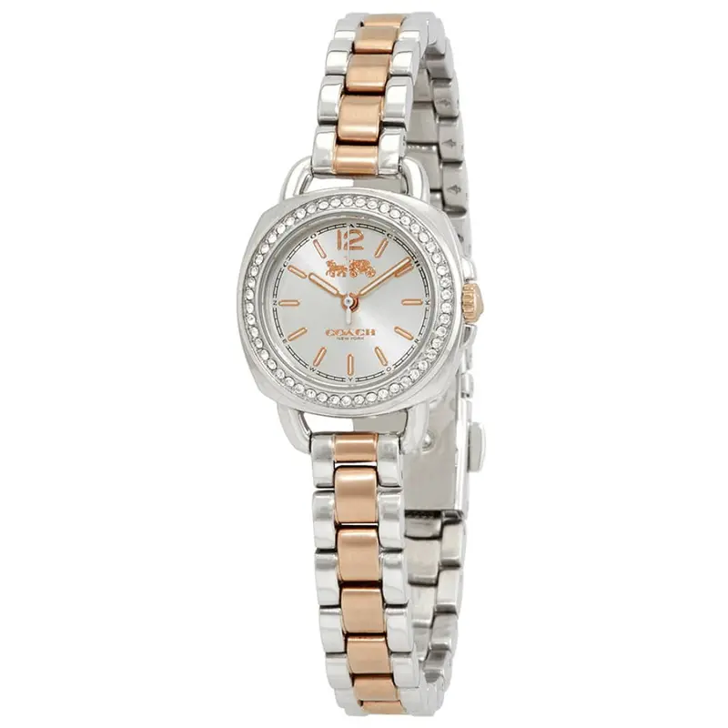 Coach Tatum Analog Quartz Two Tone Rose Gold Stainless Steel 14502576 Women's Watch 1