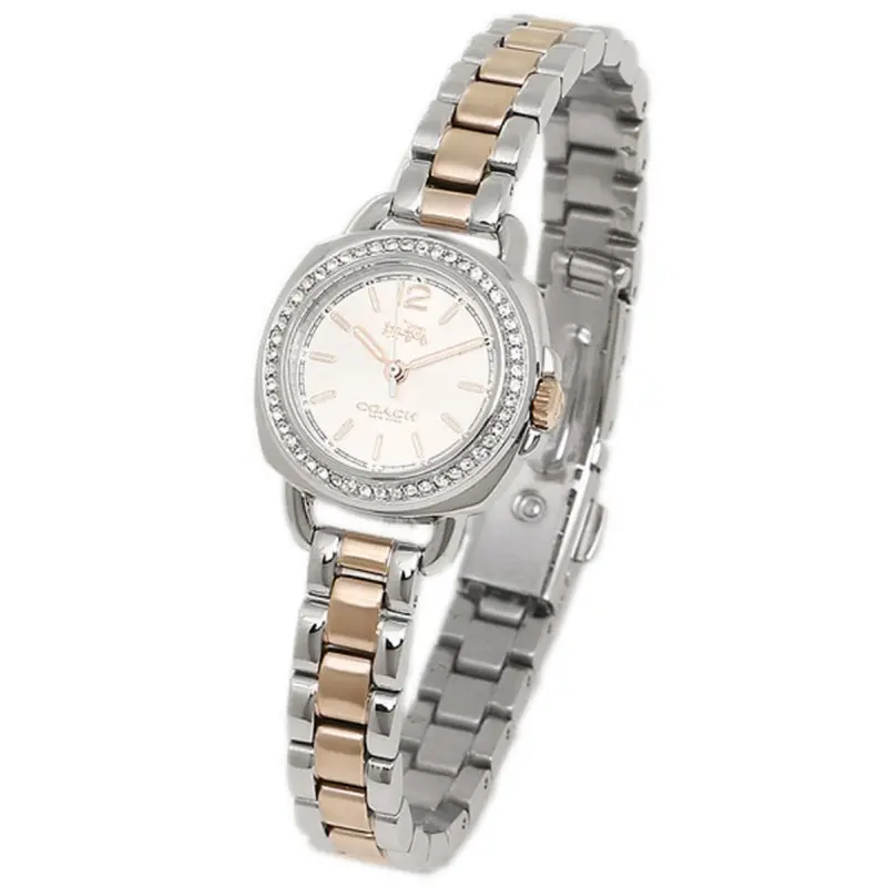 Coach Tatum Analog Quartz Two Tone Rose Gold Stainless Steel 14502576 Women's Watch 2