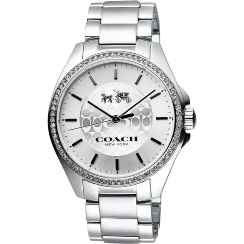 Coach Tristen Analog Quartz Silver Stainless Steel 14502469 Women's Watch 1
