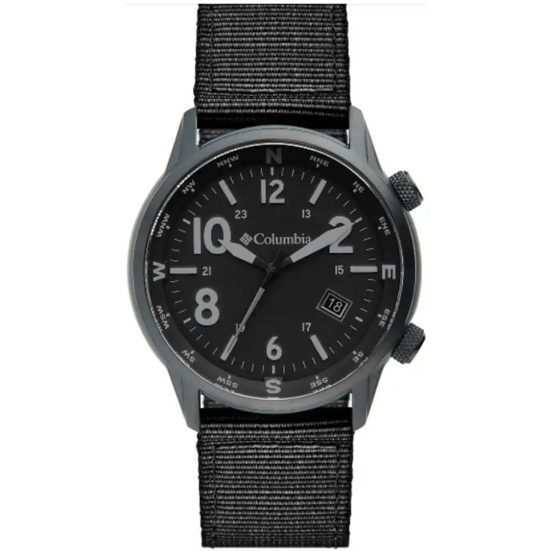 Columbia Cocsc01-004 Black Nylon Strap Men's Watch 1