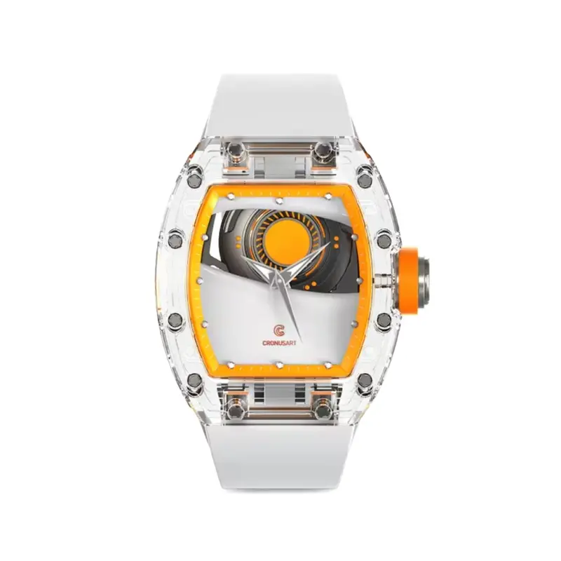 Cronus Art Eye Of Zhu Rong Series Transparent Orange Watch Cm001-035 1