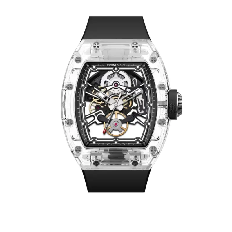 Cronus Art Fluorine Black Strap Men Watch Cm001-053 1