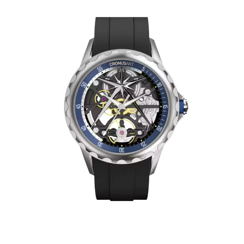 Cronus Art Fluorine Black Strap Men Watch Cm05-06J 1