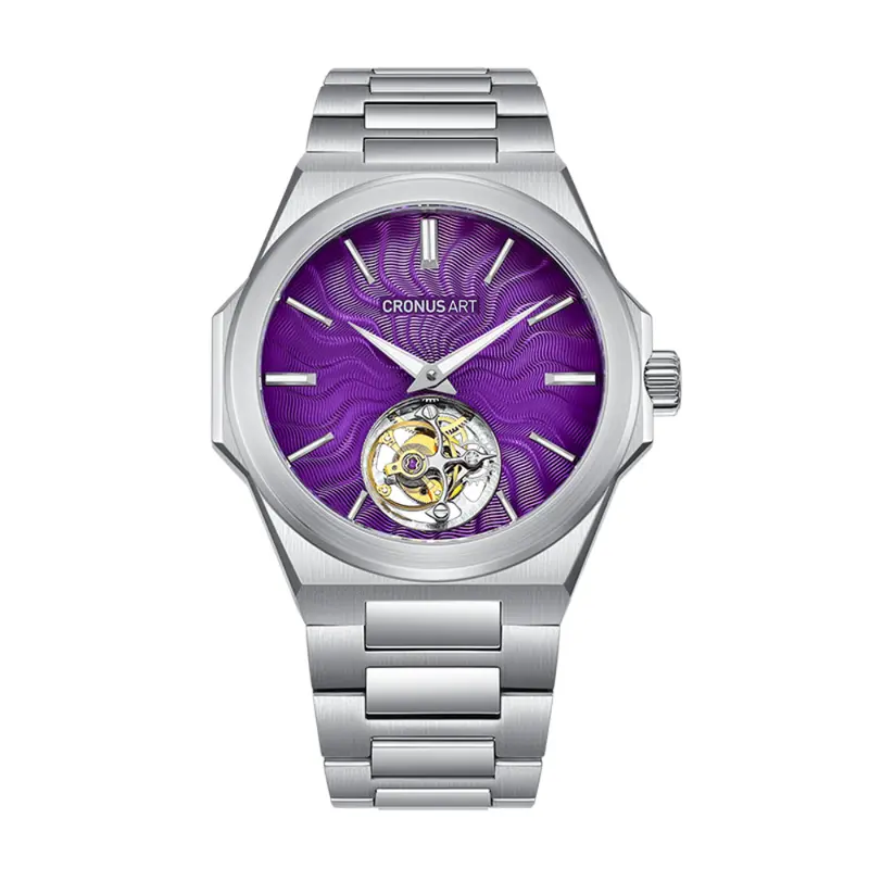 Cronus Art Heritage Tourbillon Stainless Steel Strap Men's Watch Cm036 Series 1