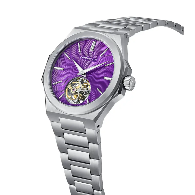 Cronus Art Heritage Tourbillon Stainless Steel Strap Men's Watch Cm036 Series 2