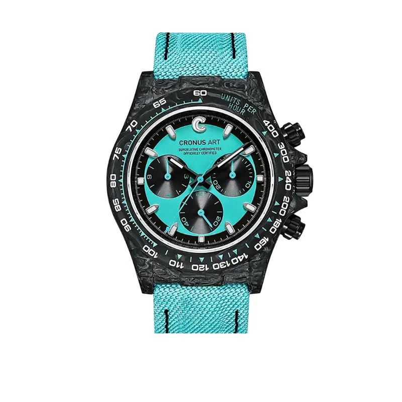 Cronus Art High Quality Canvas Woven Band Men Watch Cm016-023 1