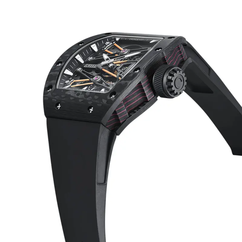 Cronus Art High Quality Fluorine Band Men Watch Cm002-038B 2