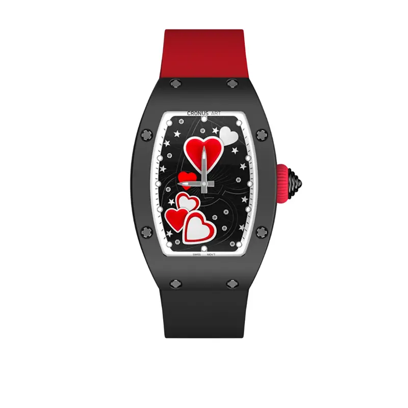 Cronus Art High Quality Fluorine Multicolor Strap Women Watch Cm003-03A 1