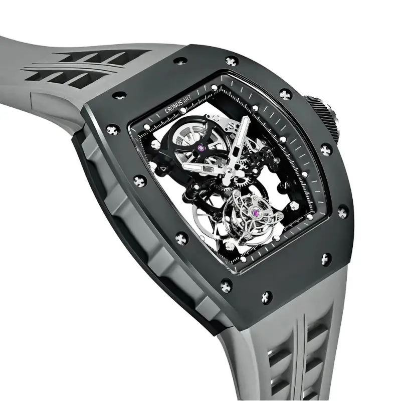 Cronus Art High Quality Fluorine Strap Men Watch Cm007-022 2