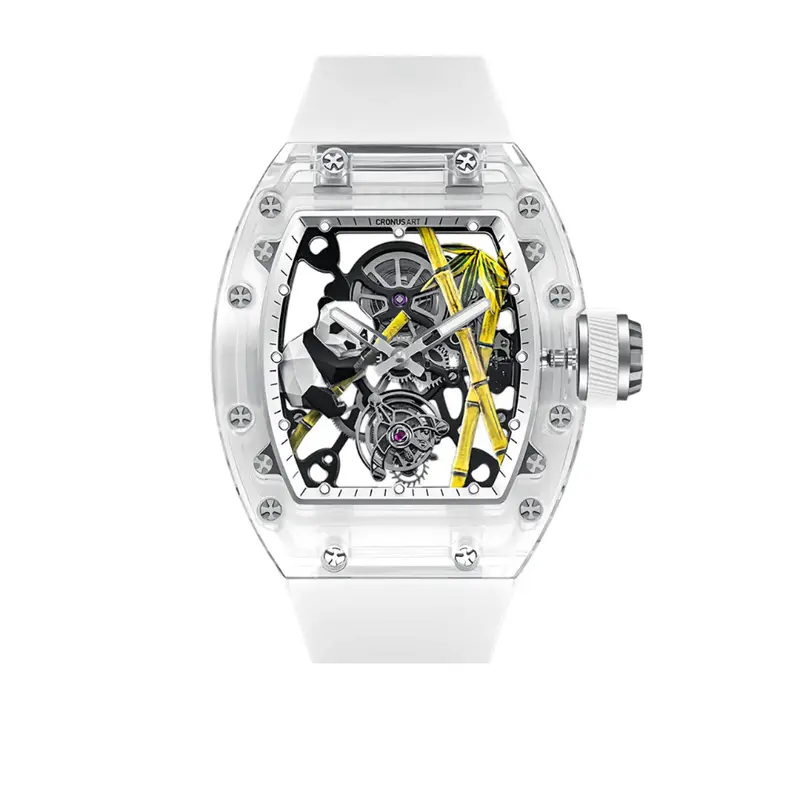 Cronus Art High Quality Fluorine White Band Men Watch Cm08-031 1