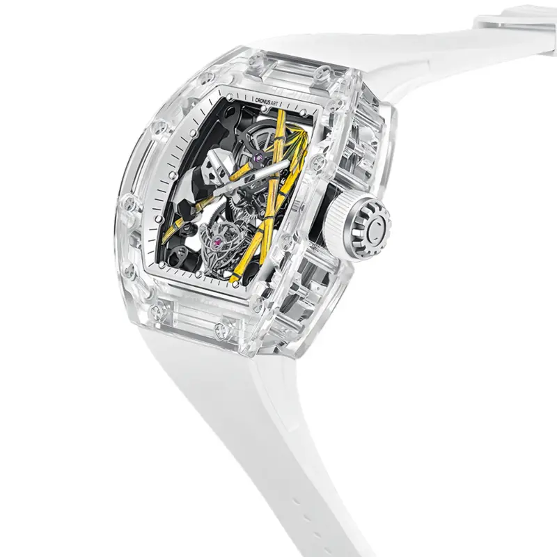 Cronus Art High Quality Fluorine White Band Men Watch Cm08-031 2