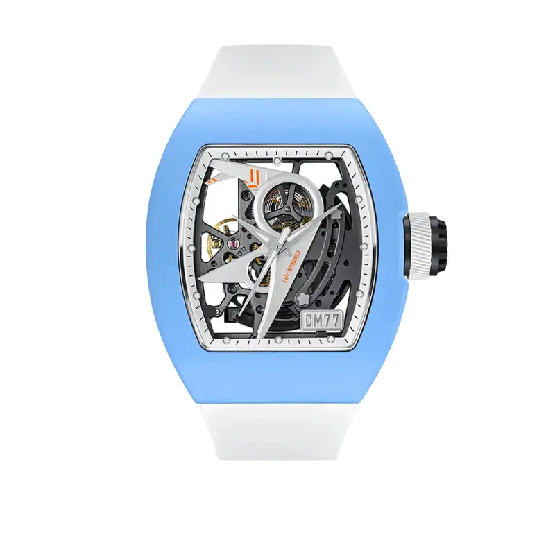 Cronus Art High Quality Fluorine White Band Strap Men Watch Cm011-002 1