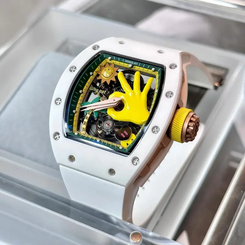 Cronus Art High Quality Fluorine White Strap Men Watch Cm007-005 2