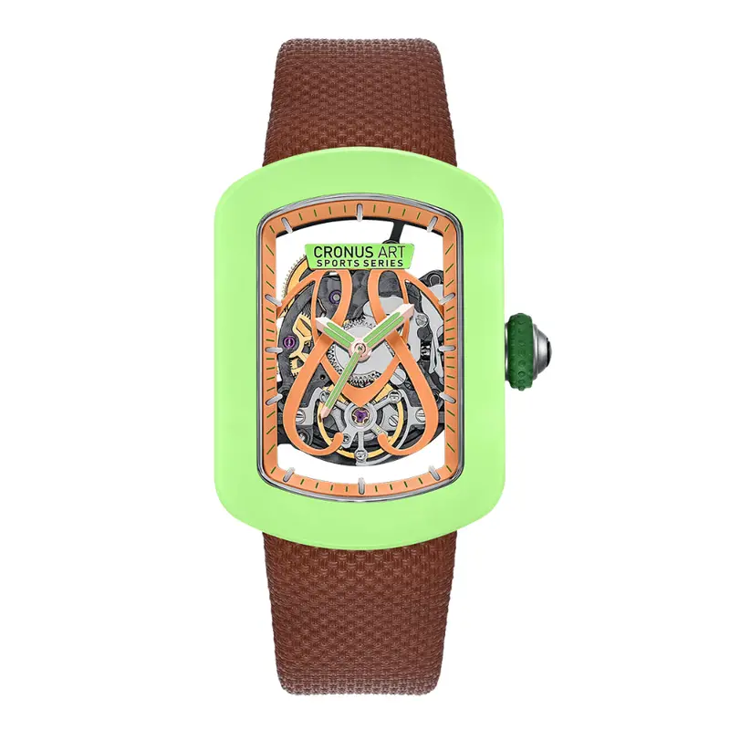 Cronus Art Lady Boss Elegance Watch - Avocado Green | Cm017-007 1