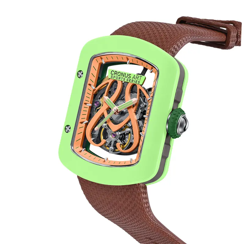 Cronus Art Lady Boss Elegance Watch - Avocado Green | Cm017-007 2