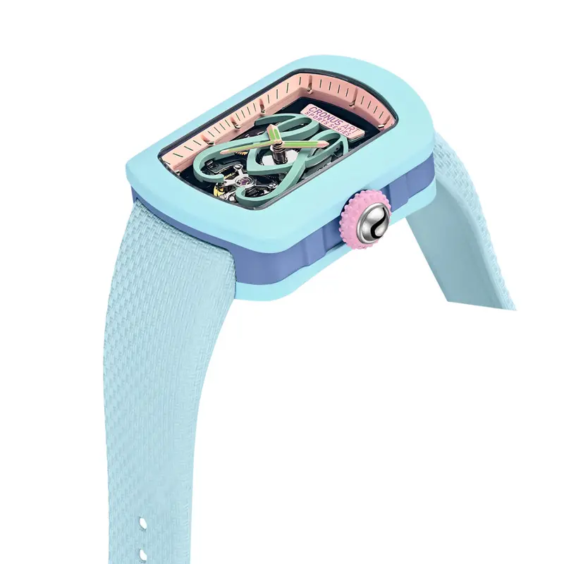 Cronus Art Lady Boss Elegance Watch - Soft Mist Blue | Cm017-008 2