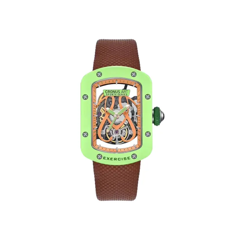 Cronus Art Lady Boss Series Avocado Green Watch Cm017-002 1