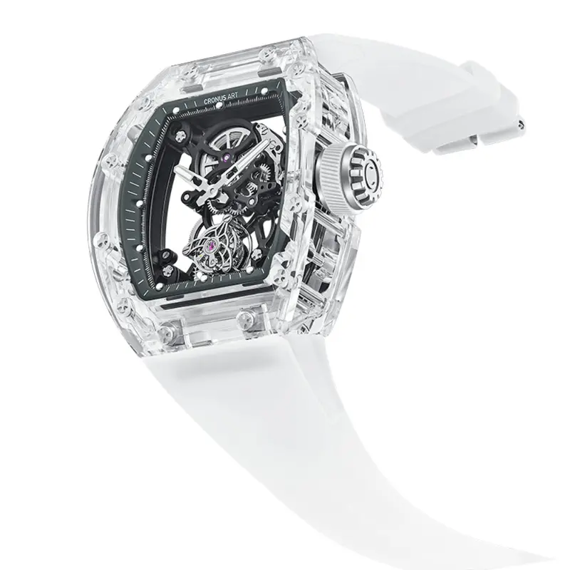 Cronus Art Prestige Sapphire Tourbillon Men's Watch - Skeleton Dial | Cm08-050 2