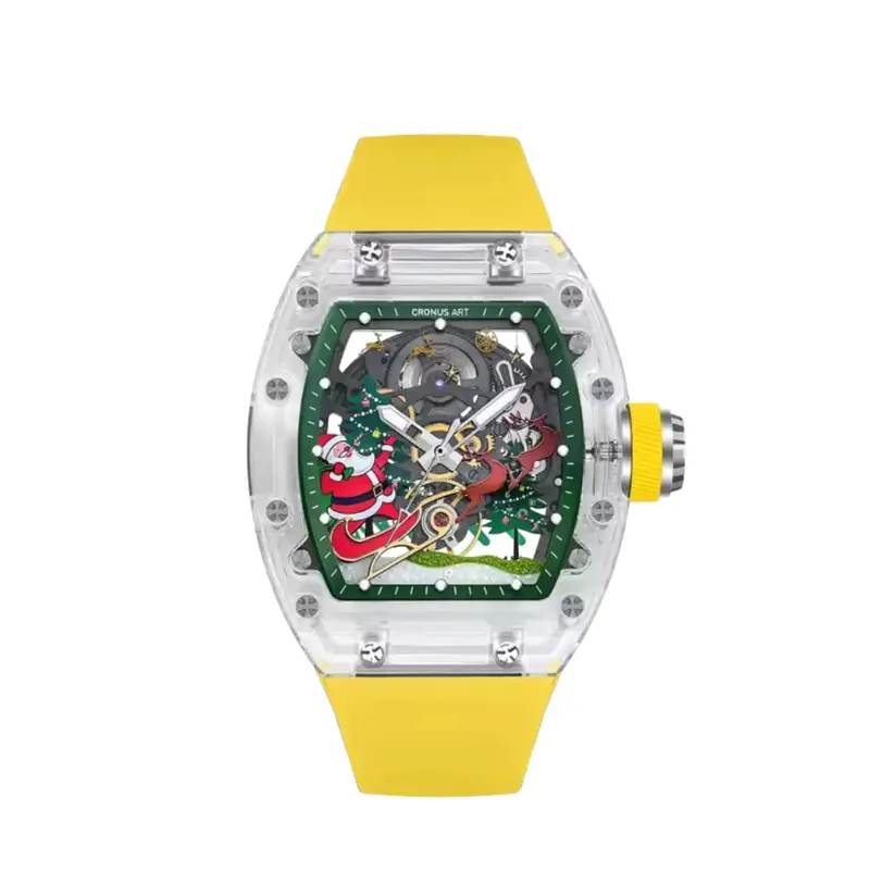 Cronus Art Santa Claus Series Yellow Watch Cm001-057 1